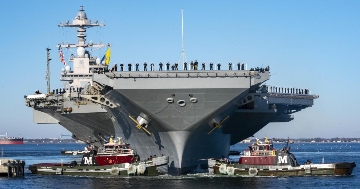 El portaaviones más poderoso de Estados Unidos fondeará en Palma en plena tensión geopolítica