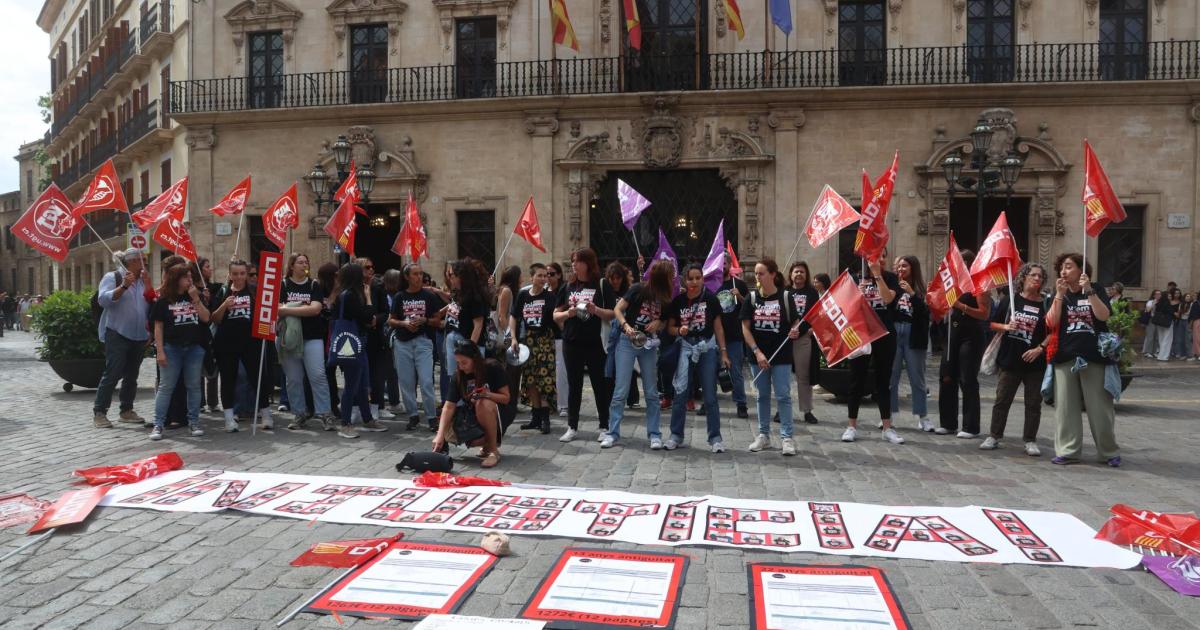 Una sentencia considera abusivos los servicios mínimos en la huelga de las ‘escoletes’ de Palma