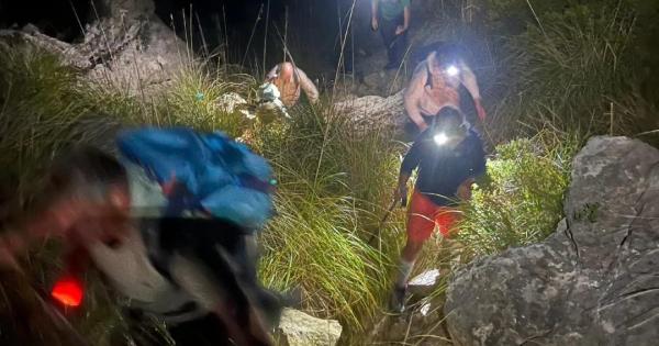 La Guardia Civil rescata a cinco excursionistas que se habían perdido en Escorca