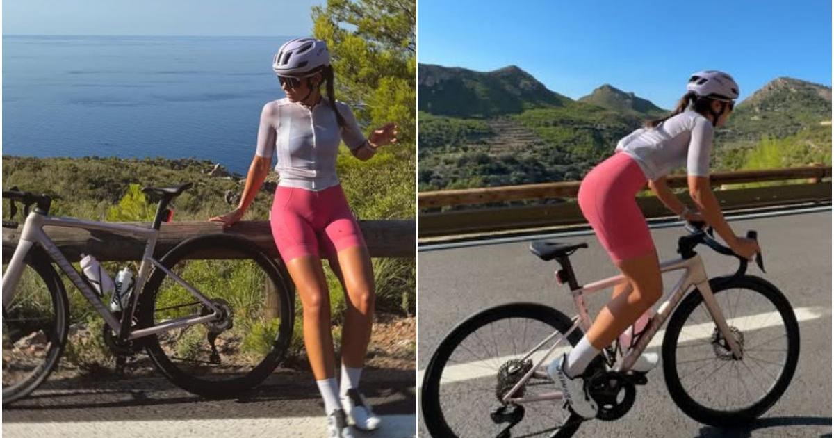 La 'influencer' deportiva Sara Baceiredo lo tiene claro: estas son las mejores zapatillas parar recorrer Mallorca en bicicleta