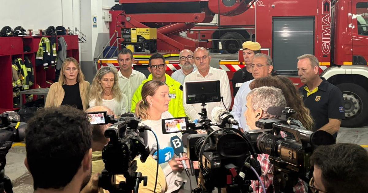 Marga Prohens: «El mensaje ES-Alert ha evitado muchos incidentes y que se bloquearan vías para responder a la emergencia»