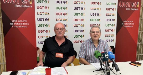 Pensionistas de UGT y CCOO reclaman una ley balear que garantice los derechos de la personas mayores