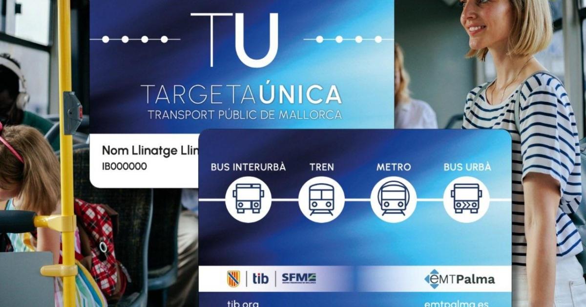 Ya se puede solicitar la nueva Tarjeta Única de transporte: dónde solicitarla y en qué situaciones será válida