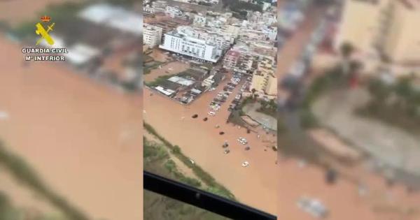 Impactantes imágenes aéreas de Ibiza tras la devastadora tormenta