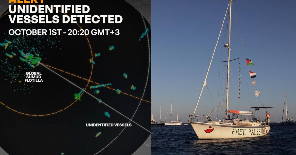 Fuerzas israelíes interceptan a la Global Sumud Flotilla a 70 millas de Gaza