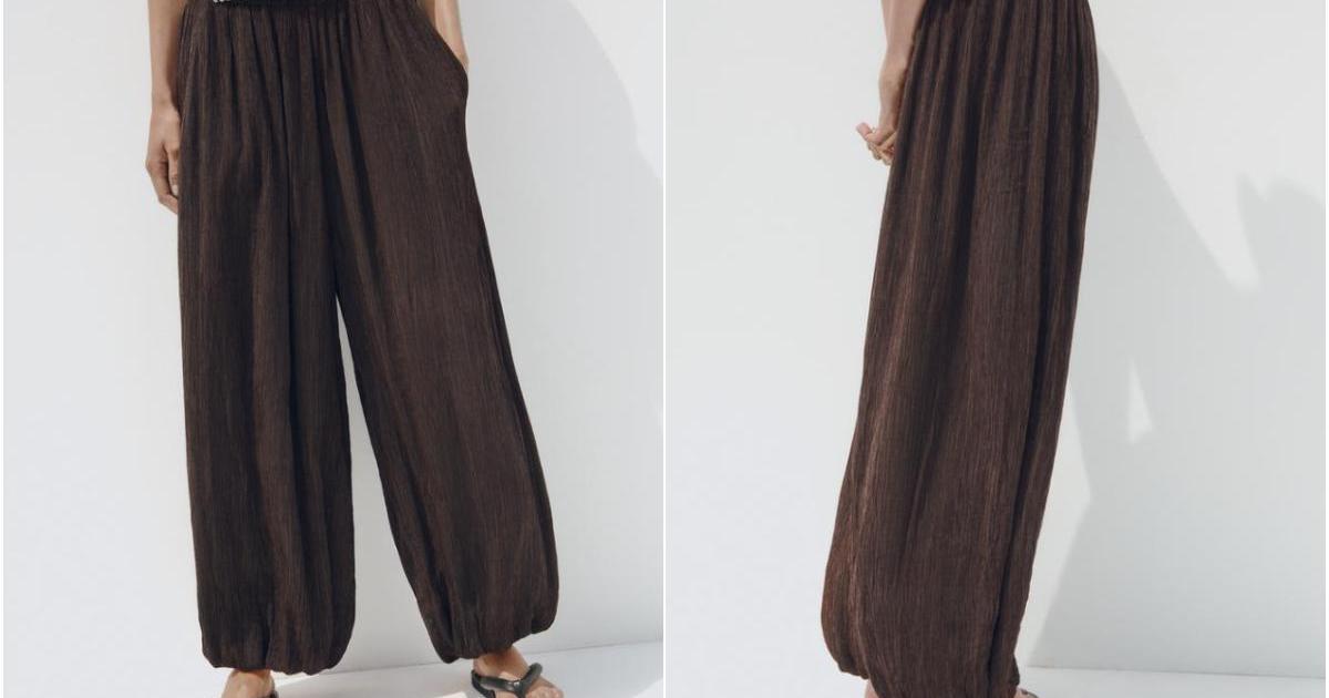 Súmate a la nueva obsesión de moda: Zara tiene el pantalón bombacho más cómodo y con el color de la temporada por 35,95 euros