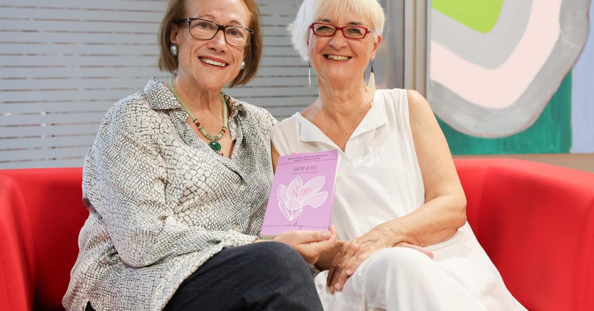 Maria Victòria Secall y Àngels Cardona celebran cumplir años con un brindis poético
