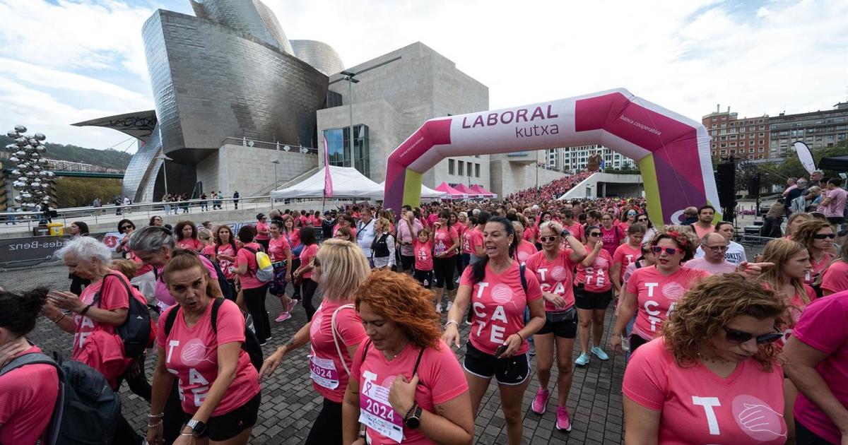 Bilbao cortará y ocupará tramos de la vía pública este domingo por la Marcha/Carrera solidaria contra el cáncer de mama