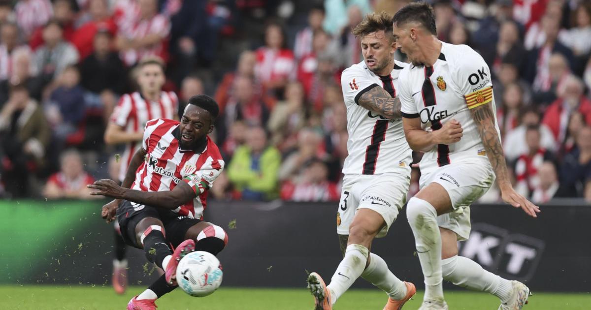 El Mallorca toca fondo en San Mamés