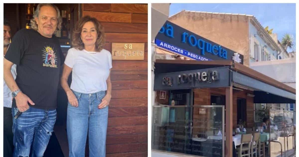 El restaurante que ha conquistado a Ana Rosa Quintana en Mallorca: cocina mediterránea y vistas al puerto