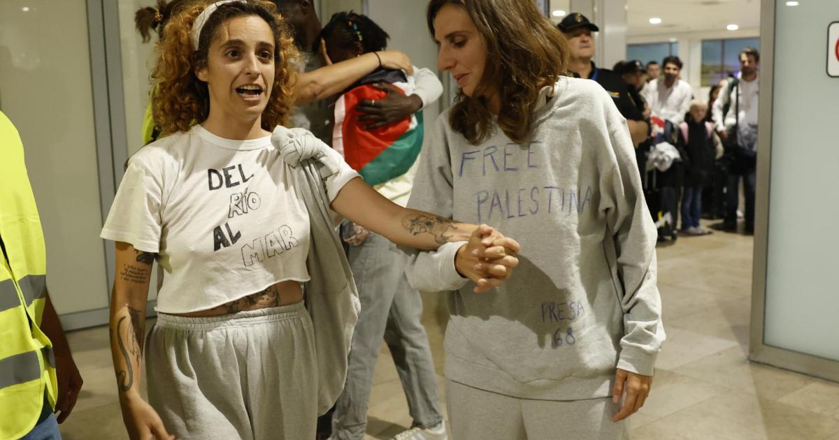 Llegan a Madrid las activistas mallorquinas Lucía Muñoz y Alejandra Martínez