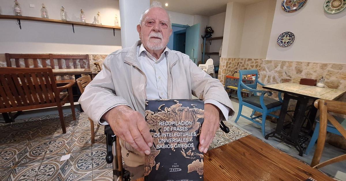 Un escritor de 101 años: Paco Escalero cumple un sueño y ya piensa en su segundo libro
