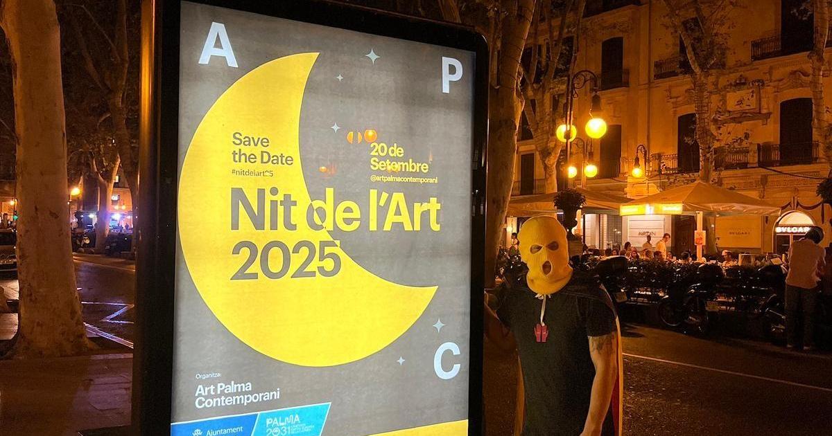 El misterioso 'Hechosoechas' presenta su proyecto artístico junto a la candidatura de Palma 2031 a Capital Europea de la Cultura
