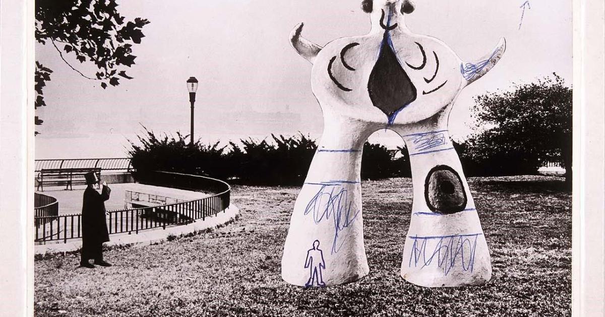 Mallorca recuerda con una muestra la escultura que Miró ideó para Central Park