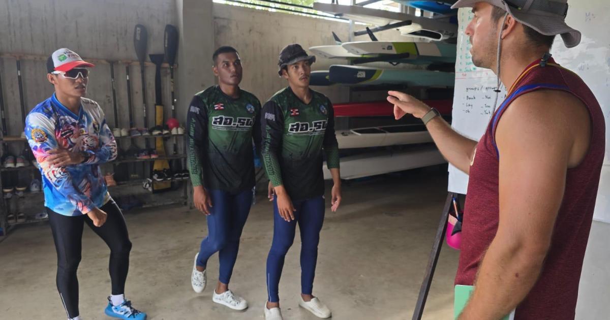 Sete Benavides, seleccionador nacional de canoa de Tailandia