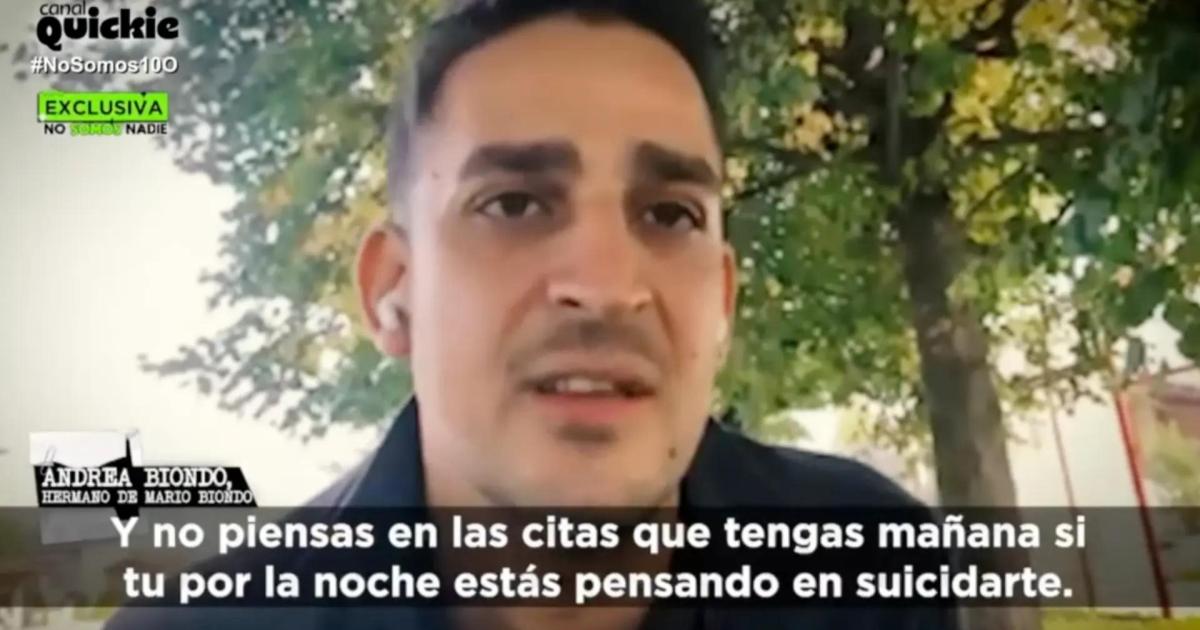 El hermano de Mario Biondo, sobre la teoría de que murió por un juego sexual: «Es algo inventado»