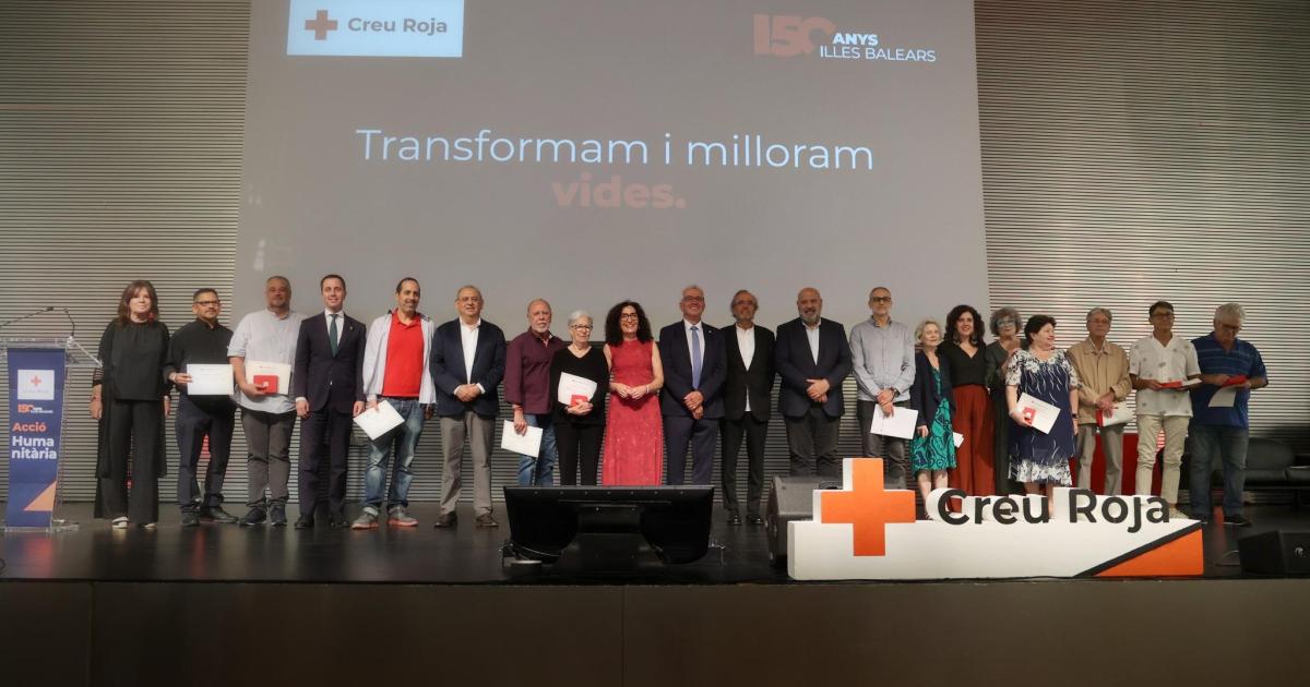 Creu Roja celebra con una gala 150 años de acción humanitaria en Baleares