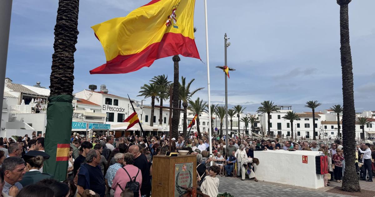 La Patrona de la Guardia Civil brilla en Menorca a pesar del mal tiempo