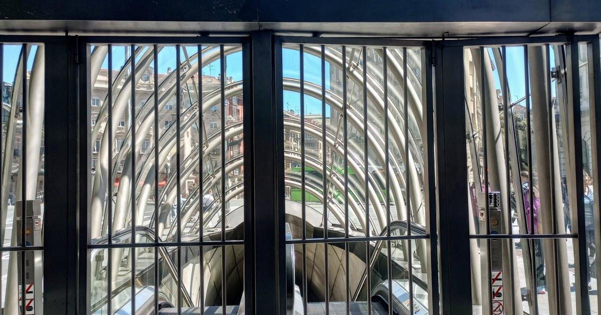 Metro Bilbao garantizará el 30% de servicios habituales durante la huelga convocada este miércoles en apoyo a Palestina