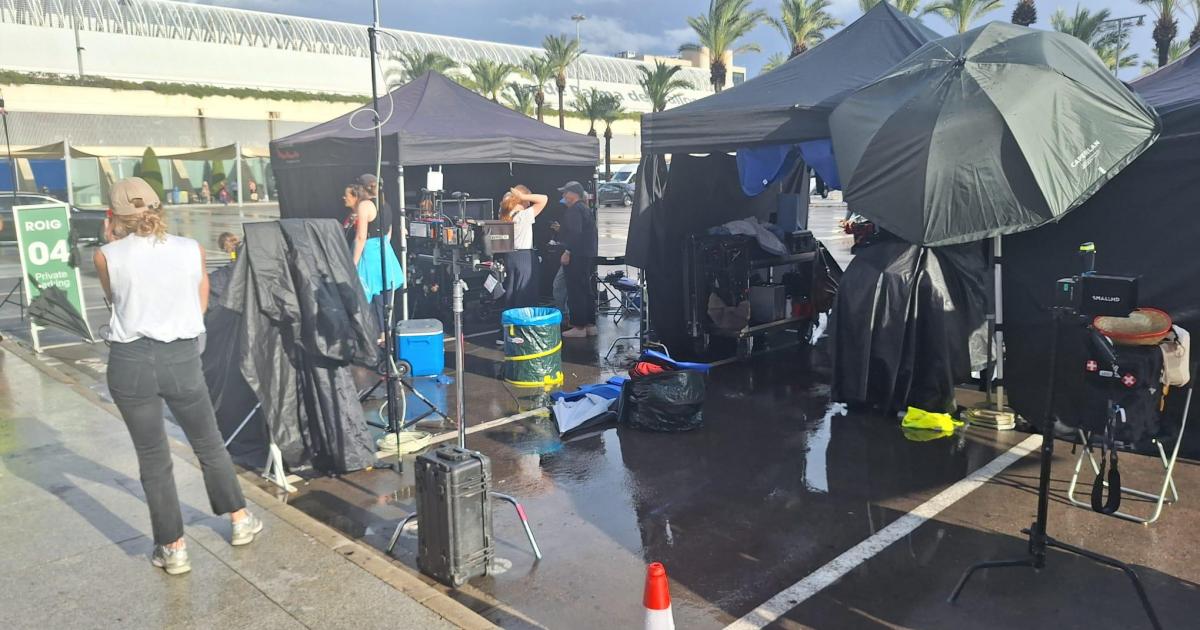 Sorpresa en el aeropuerto de Palma por el rodaje de una película