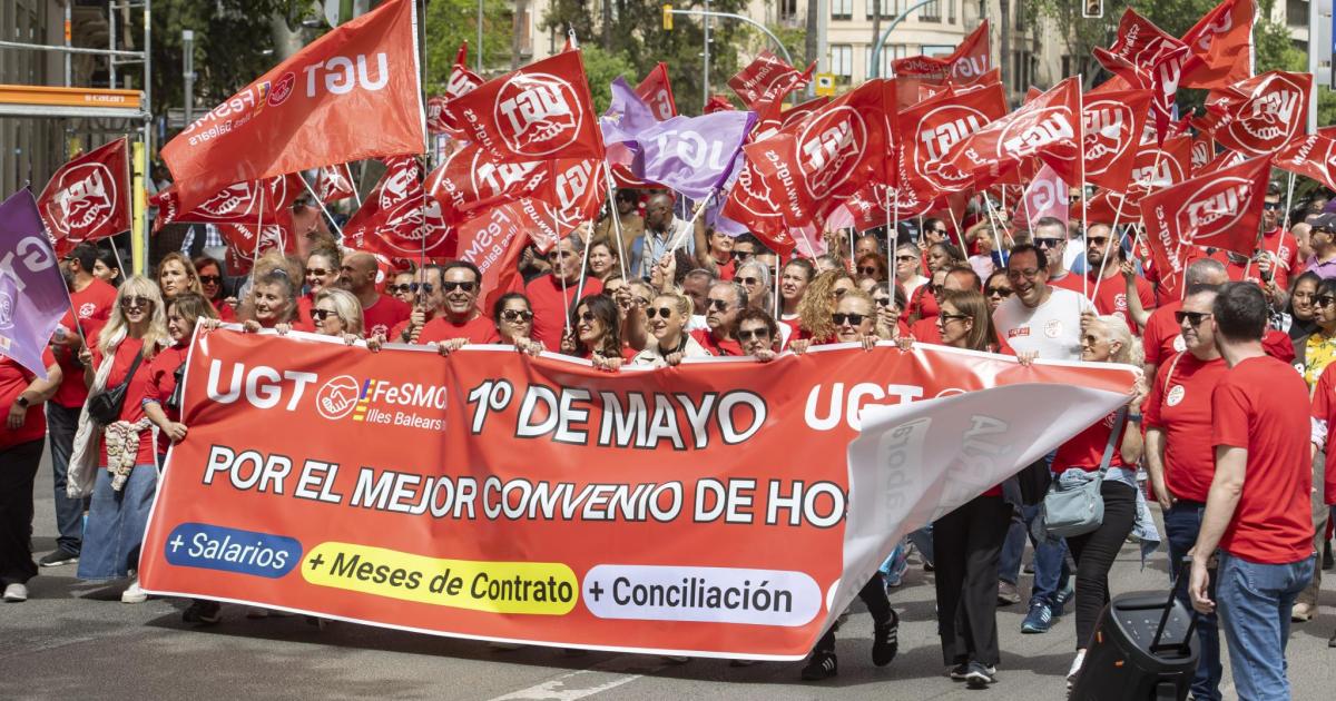 Los sindicatos anuncian movilizaciones en Baleares contra la congelación salarial en el sector público