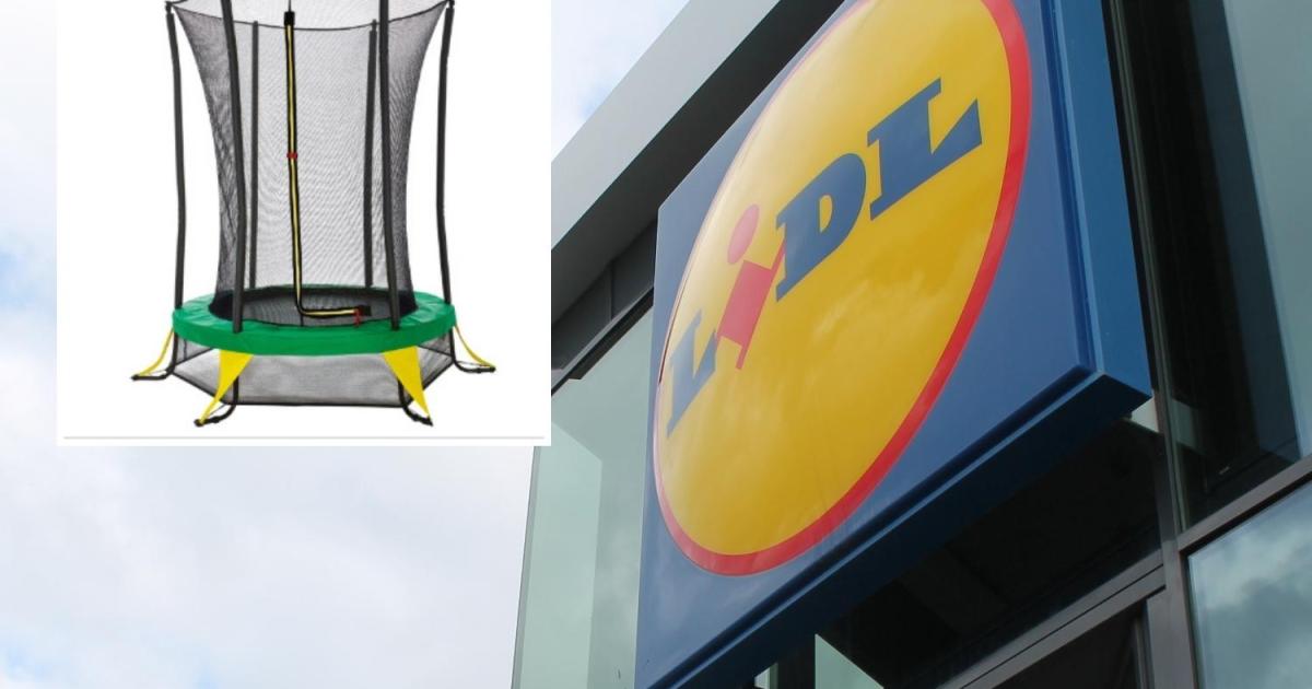 Lidl tiene el regalo perfecto para esta Navidad y además está rebajado: una cama elástica con red de seguridad y resistente a desgarros