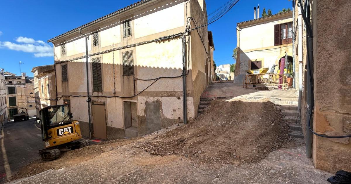 Artà afronta la recta final de la remodelación de su centro histórico iniciada en 2022