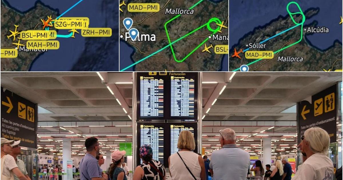«Empezamos a ver aviones dando vueltas sin saber qué pasaba»: la radiografía del caos aéreo que provocó un dron sobre Mallorca