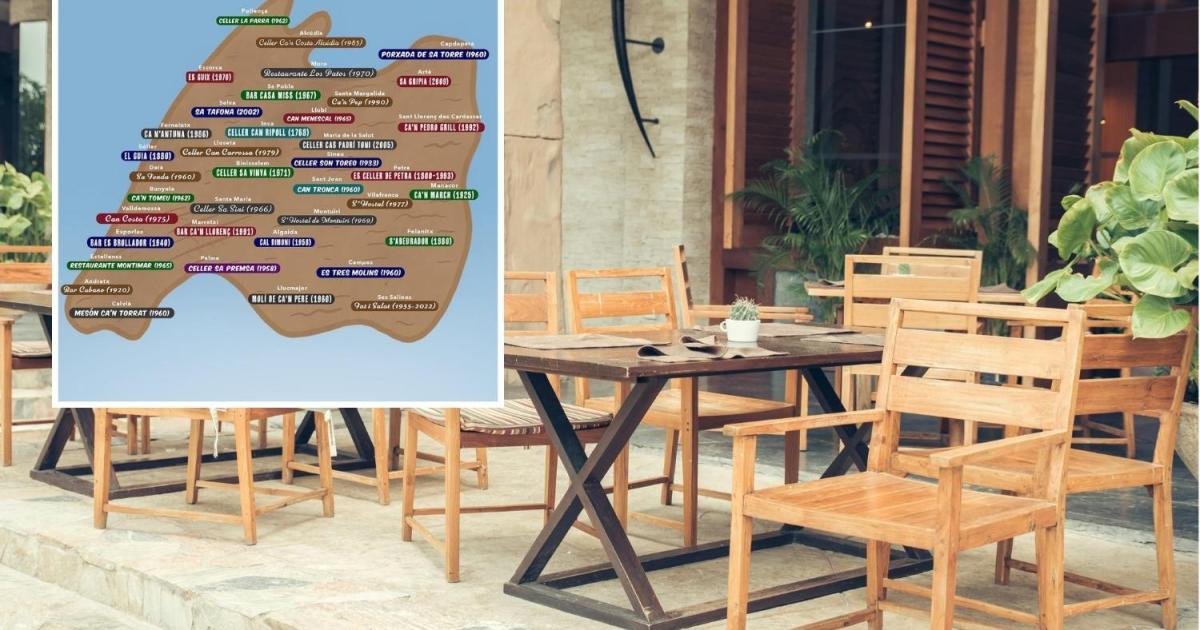 ¿Cuáles son los restaurantes más emblemáticos de Mallorca? Un mapa desvela los 'cellers' con más tradición de la isla