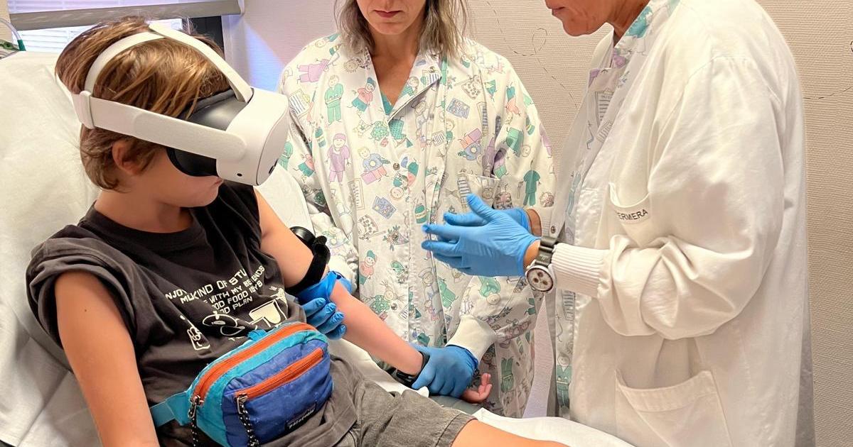 Son Llàtzer incorpora gafas virtuales que frenan la ansiedad en pediatría