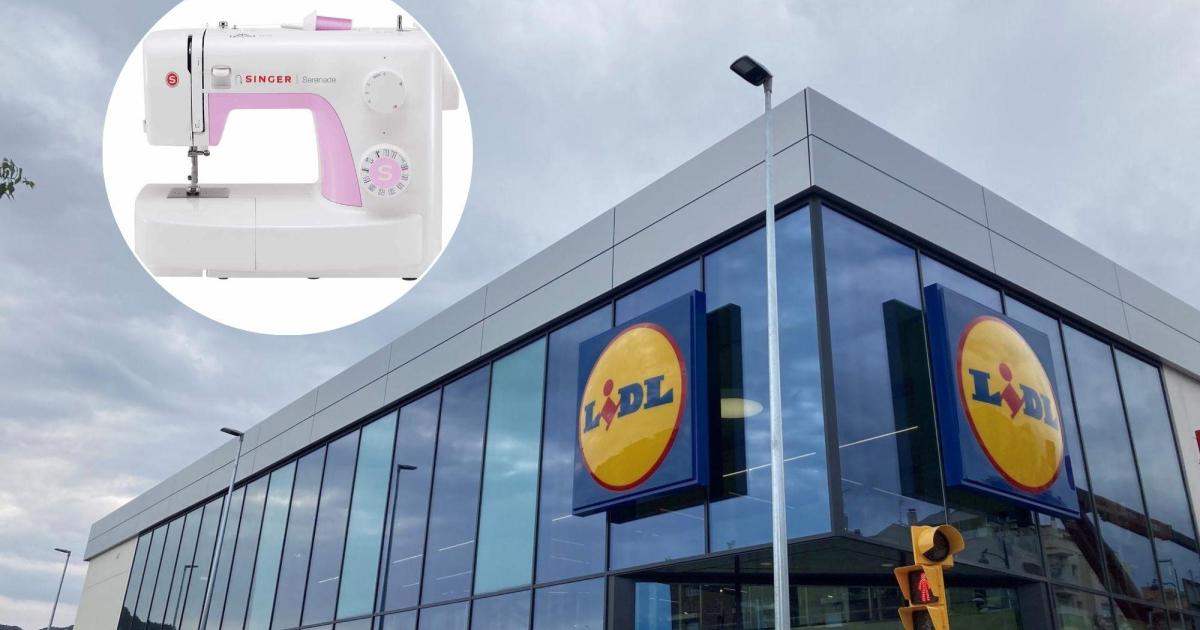 Lidl pone en oferta la máquina de coser de la que todo el mundo habla: transportable y por menos de 100 euros