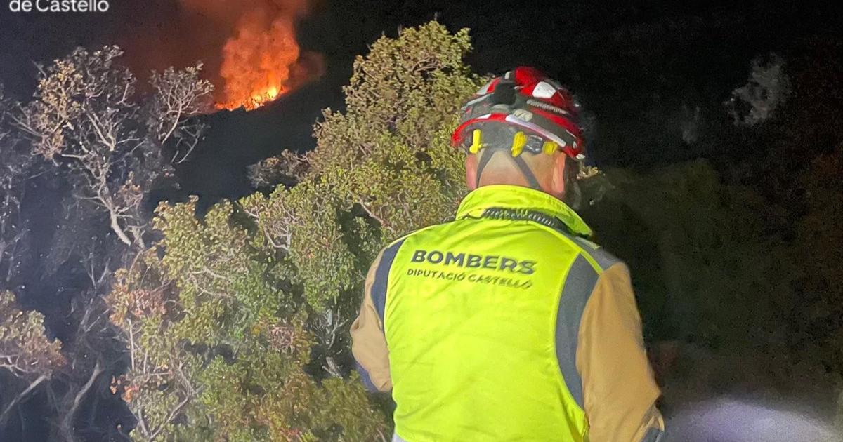 Declarado un incendio forestal en Cabanes