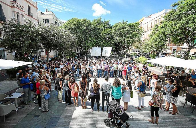 Concentración contra violencia doméstica