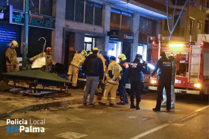 Un conductor ebrio provoca un accidente con un muerto y una herida grave en Palma