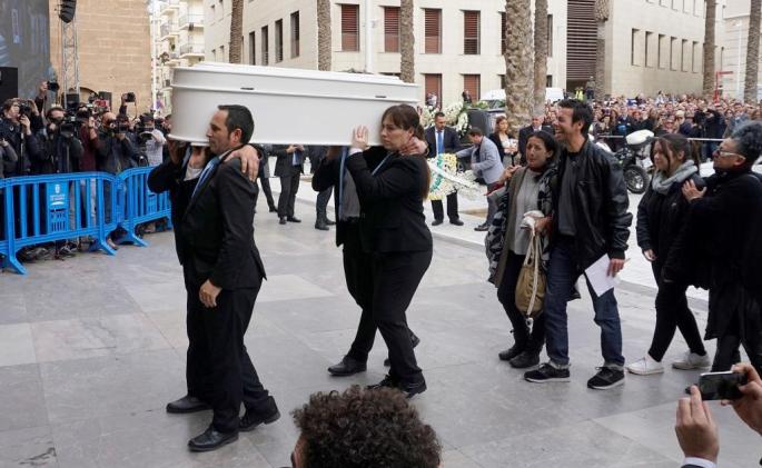 La catedral de Almería acoge el funeral por Gabriel Cruz