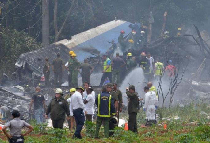 Tres personas sobreviven al accidente aéreo en La Habana