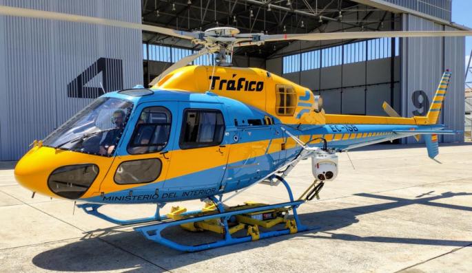 Helicóptero Pegasus de la Dirección General de Tráfico