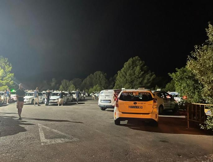 Los taxistas de Calvià, tras la agresión a un compañero: «Cada día salimos indefensos a trabajar»