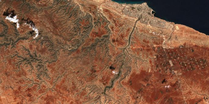 Inundaciones en Derna (Libia)