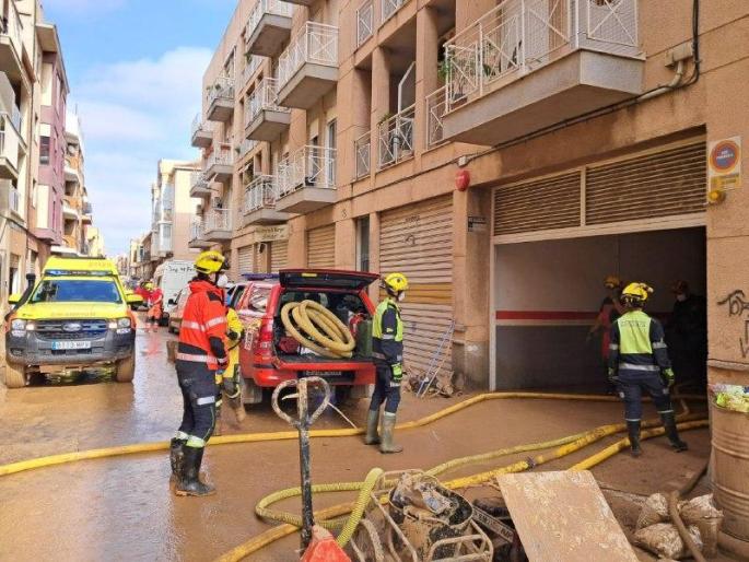 Los Bomberos de Mallorca llegan al epicentro de la tragedia