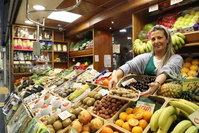 Frutas y verduras frescas