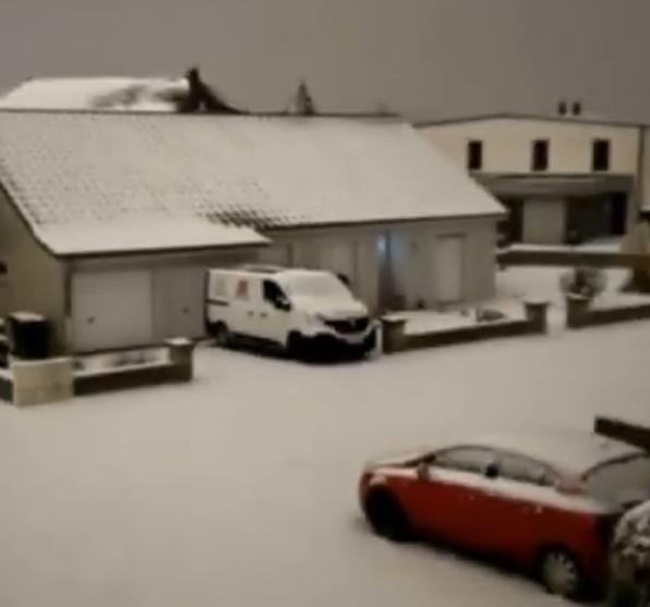 Temporal de frío y nieve en Francia
