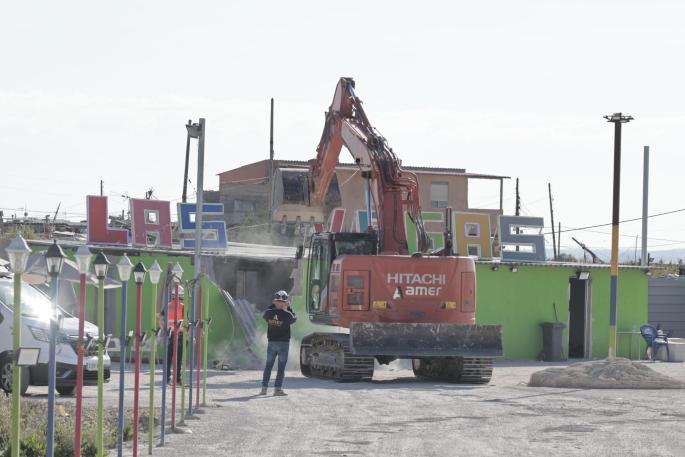 Descubren el zulo de Son Banya bajo la caseta de ‘Las Vegas’ que fue demolida
