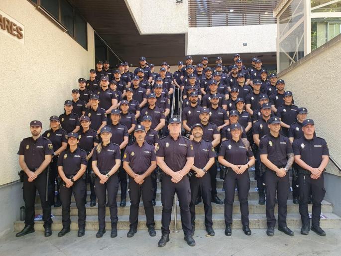 La plantilla de la Policía Nacional crece en Balears: 79 agentes nuevos