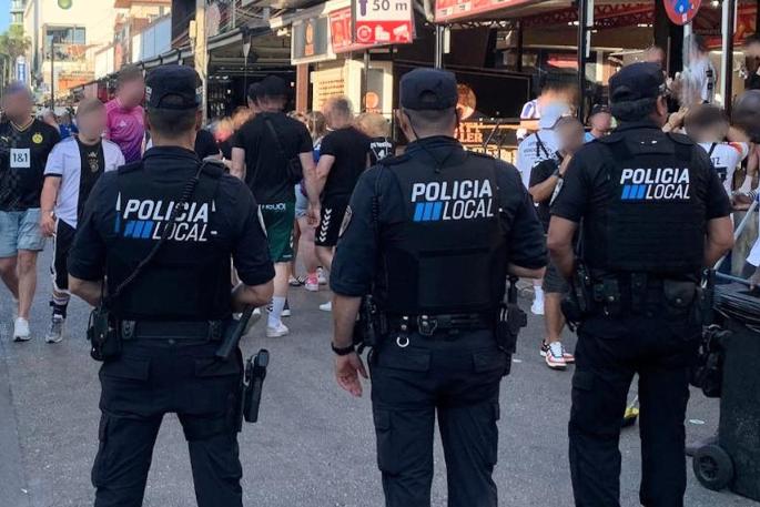 Detenido un ladrón con numerosos antecedentes por robar un móvil a un turista en Playa de Palma