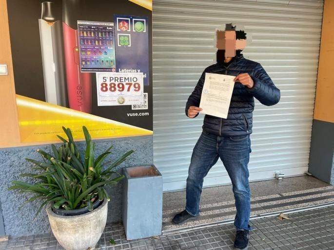 Condenado por denunciar en falso a una administración de Palma por el robo de un décimo de Navidad premiado