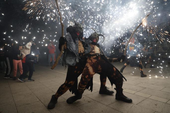 El ‘correfoc’ de Sant Sebastià