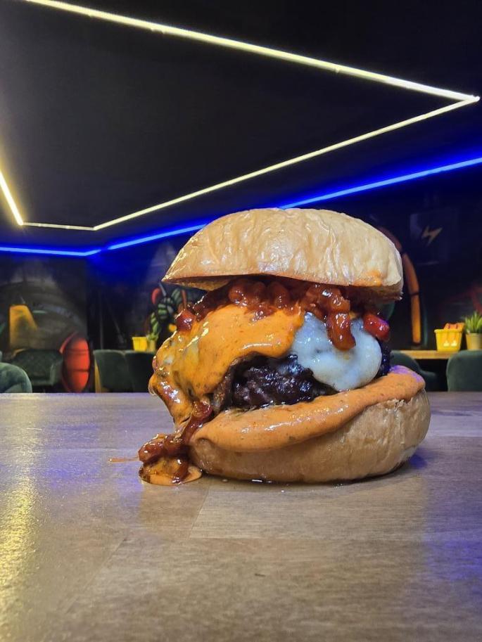 La hamburguesa de Sexto Sentido.