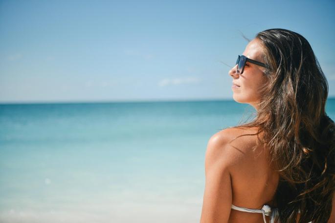 Chica en la playa