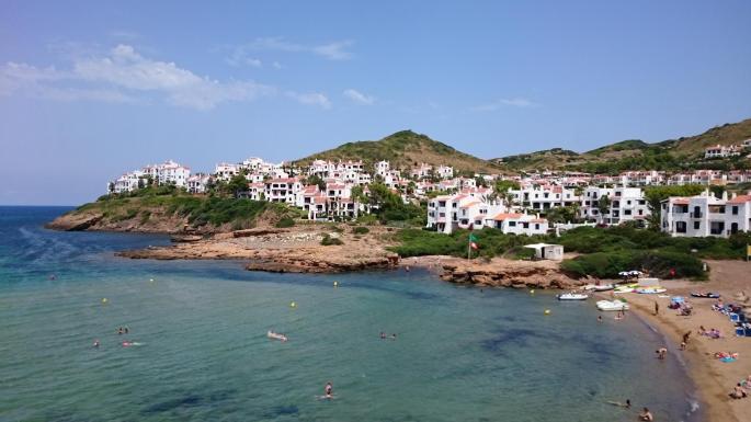 Playas de Fornells en Menorca.